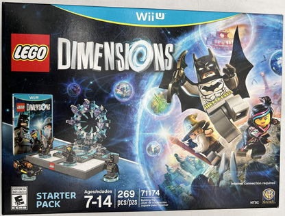LEGO Dimensions Starter Pack 71174 Nintendo Wii U 269 Batman Gandalf SEALED