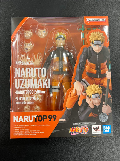 S.H.Figuarts Naruto Uzumaki NARUTOP99 Edition Action Figure Bandai Authentic NEW