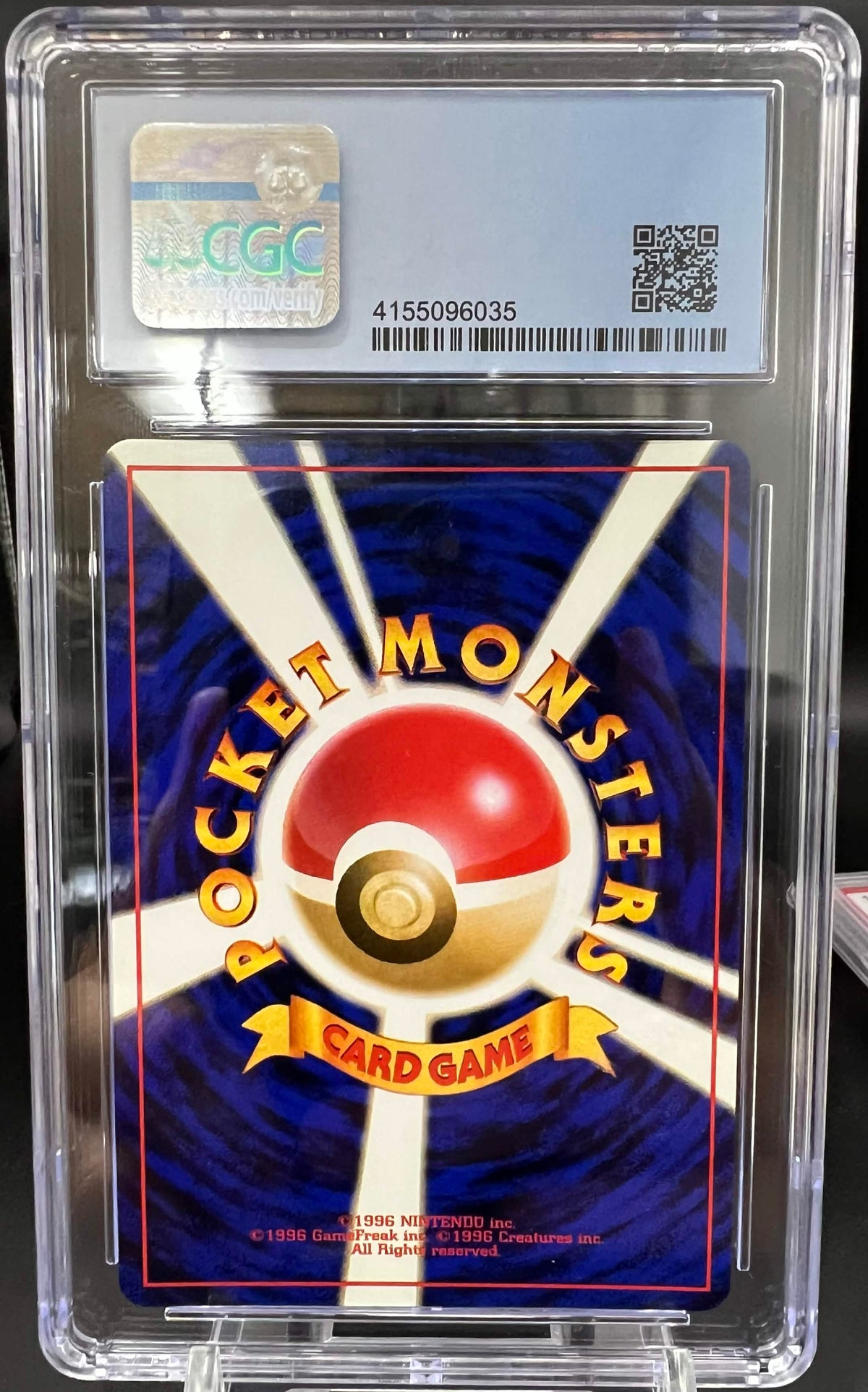 Pokemon JP 1999 Typhlosion Holo Neo Premium File - CGC 9