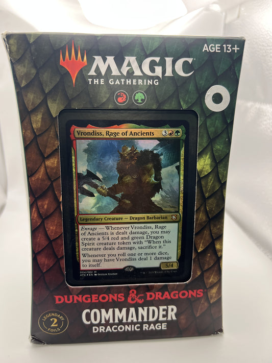 Adventures in the Forgotten Realms - Draconic Rage Commander Deck (AFC)