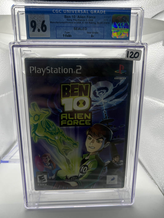 Ben 10: Alien Force PS2 CGC 9.6