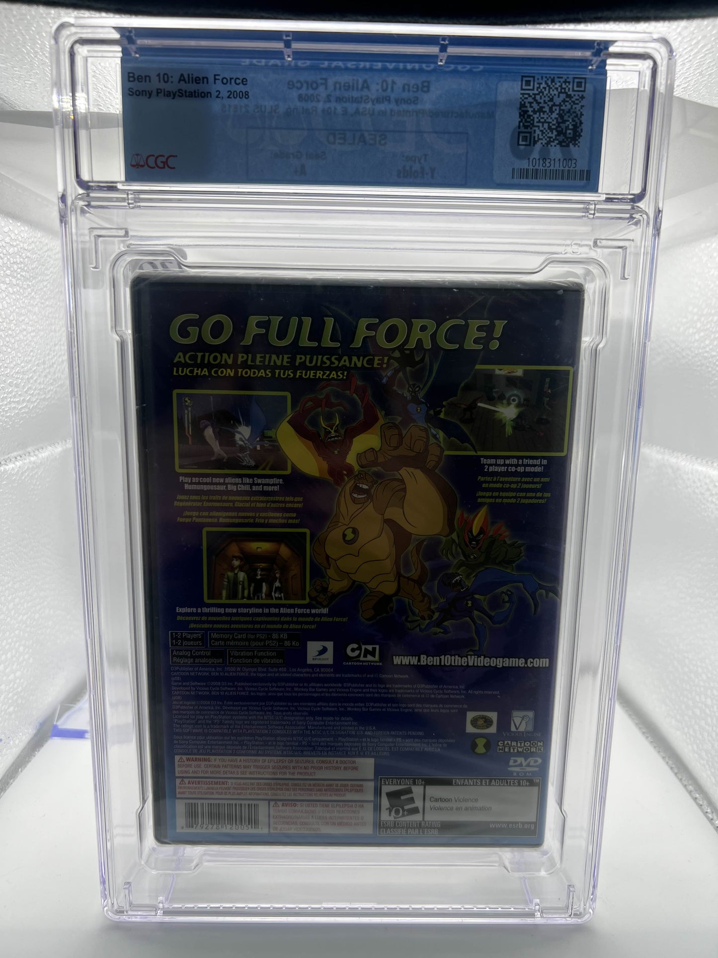 Ben 10: Alien Force PS2 CGC 9.6