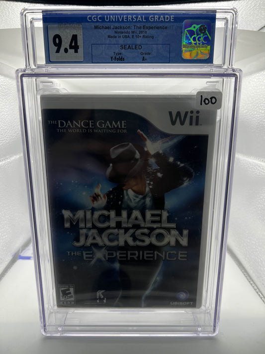 Michael Jackson: The Experience Wii CGC 9.4