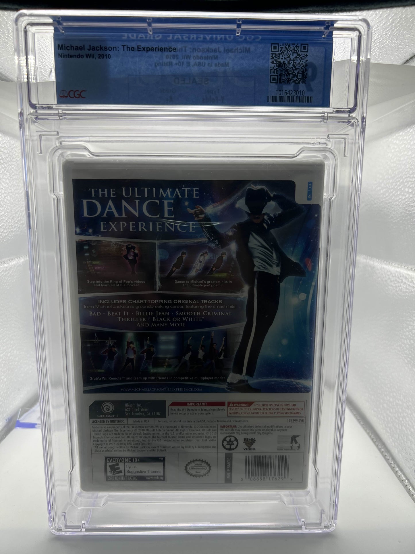 Michael Jackson: The Experience Wii CGC 9.4