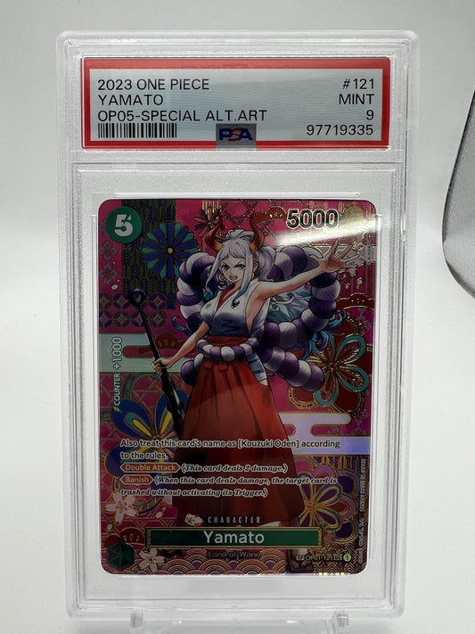 2023 One Piece Yamato OP05-Special Alt. Art PSA 9