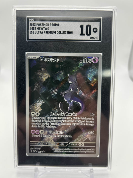 2023 Pokemon Promo Mewtwo 151 Ultra Premium Collection SGC 10