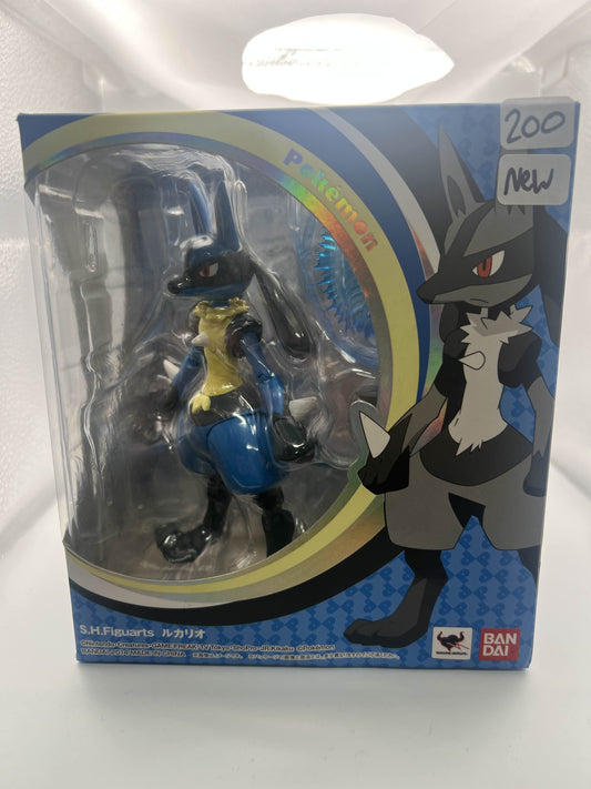 Bandai S.H. Figuarts Pokémon Lucario Action Figure - Authentic Japan Import NIB