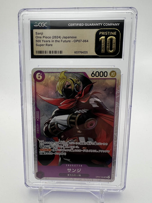 2024 One Piece Japanese Sanji (SR) 500 Years in the Future CGC 10