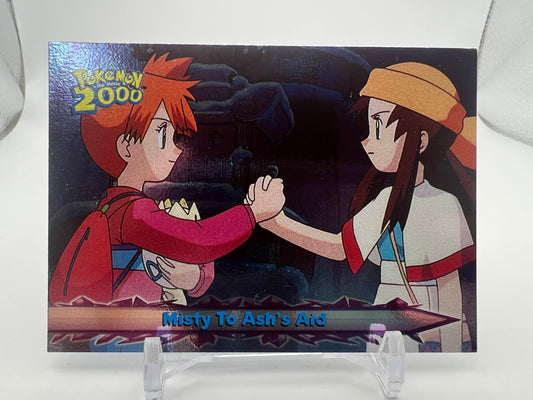 Misty to Ash's Aid #59 Pokemon 2000 Topps Movie