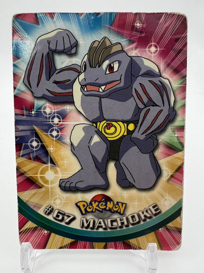 Machoke #67 Pokemon 1999 Topps TV