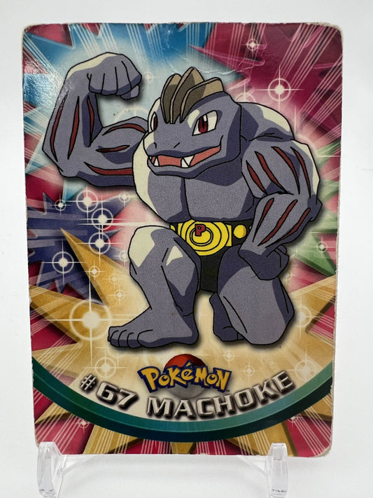 Machoke #67 Pokemon 1999 Topps TV