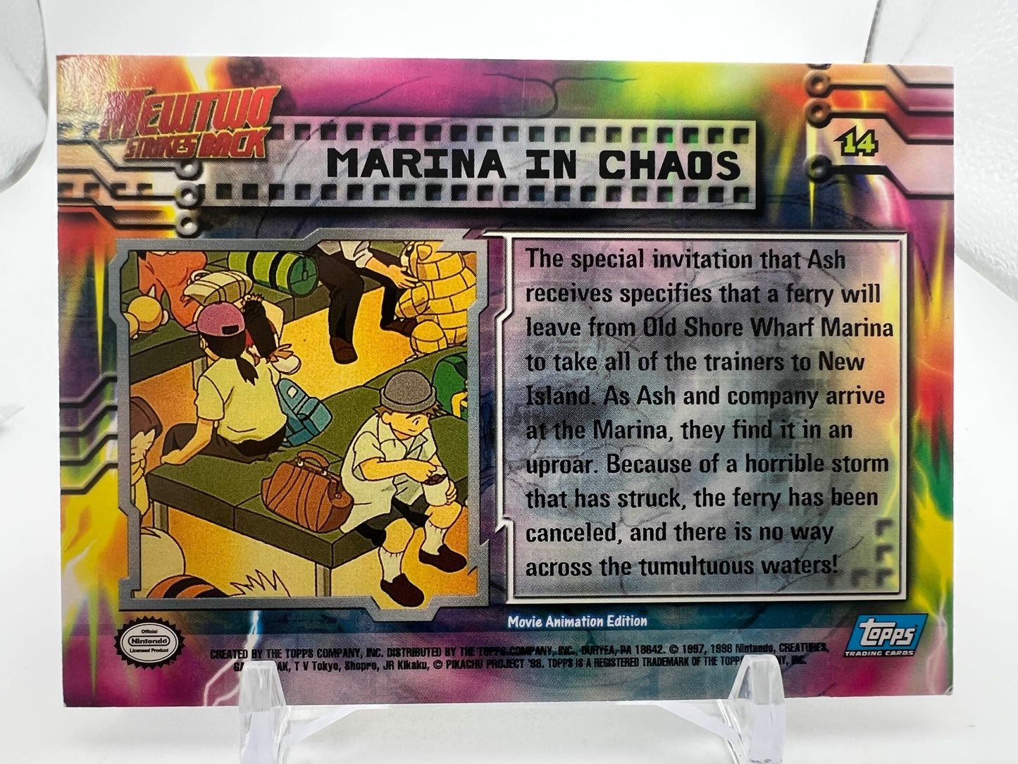Marina in Chaos #14 Pokemon 1999 Topps Movie