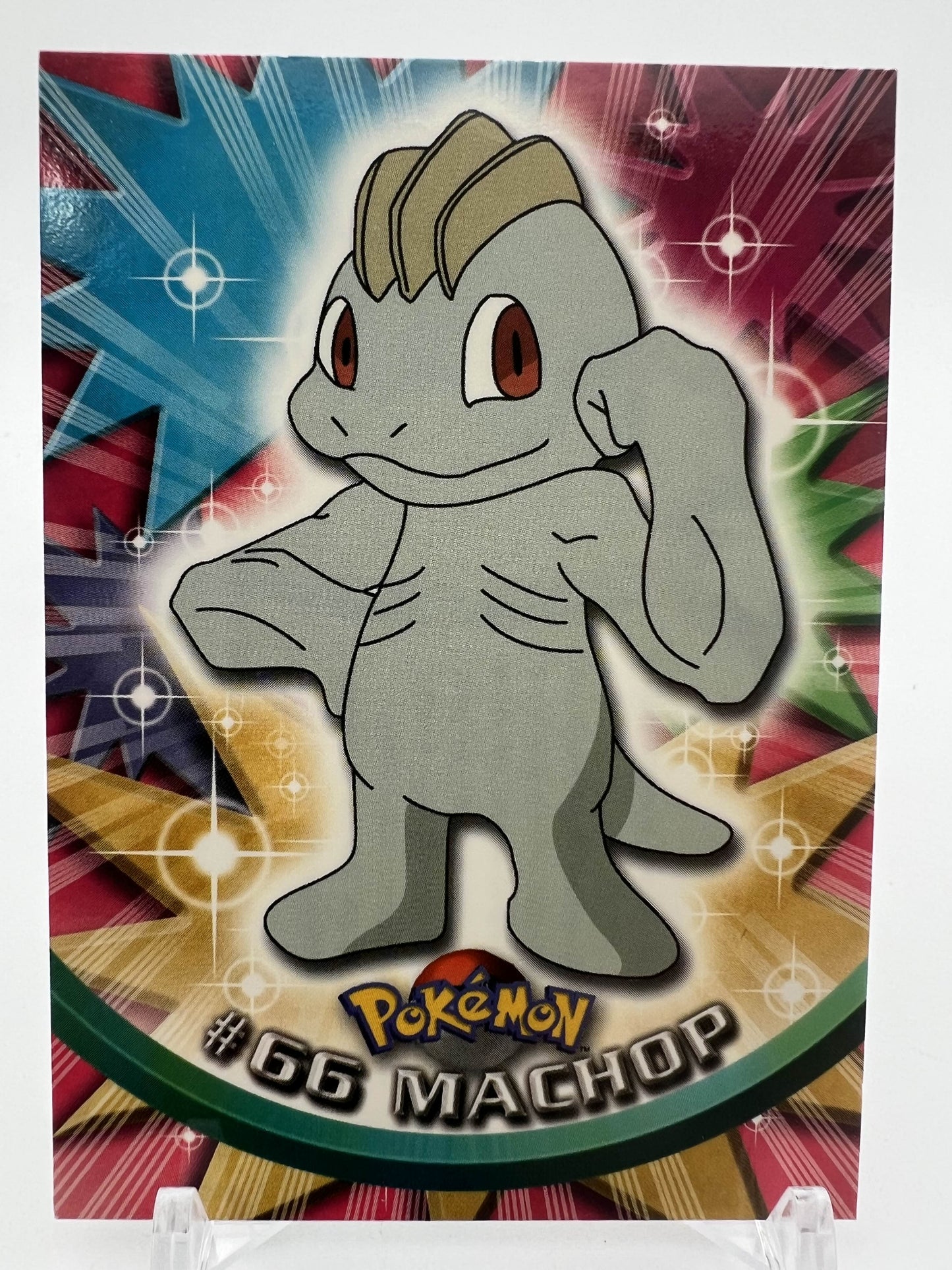 Machop #66 Pokemon 1999 Topps TV