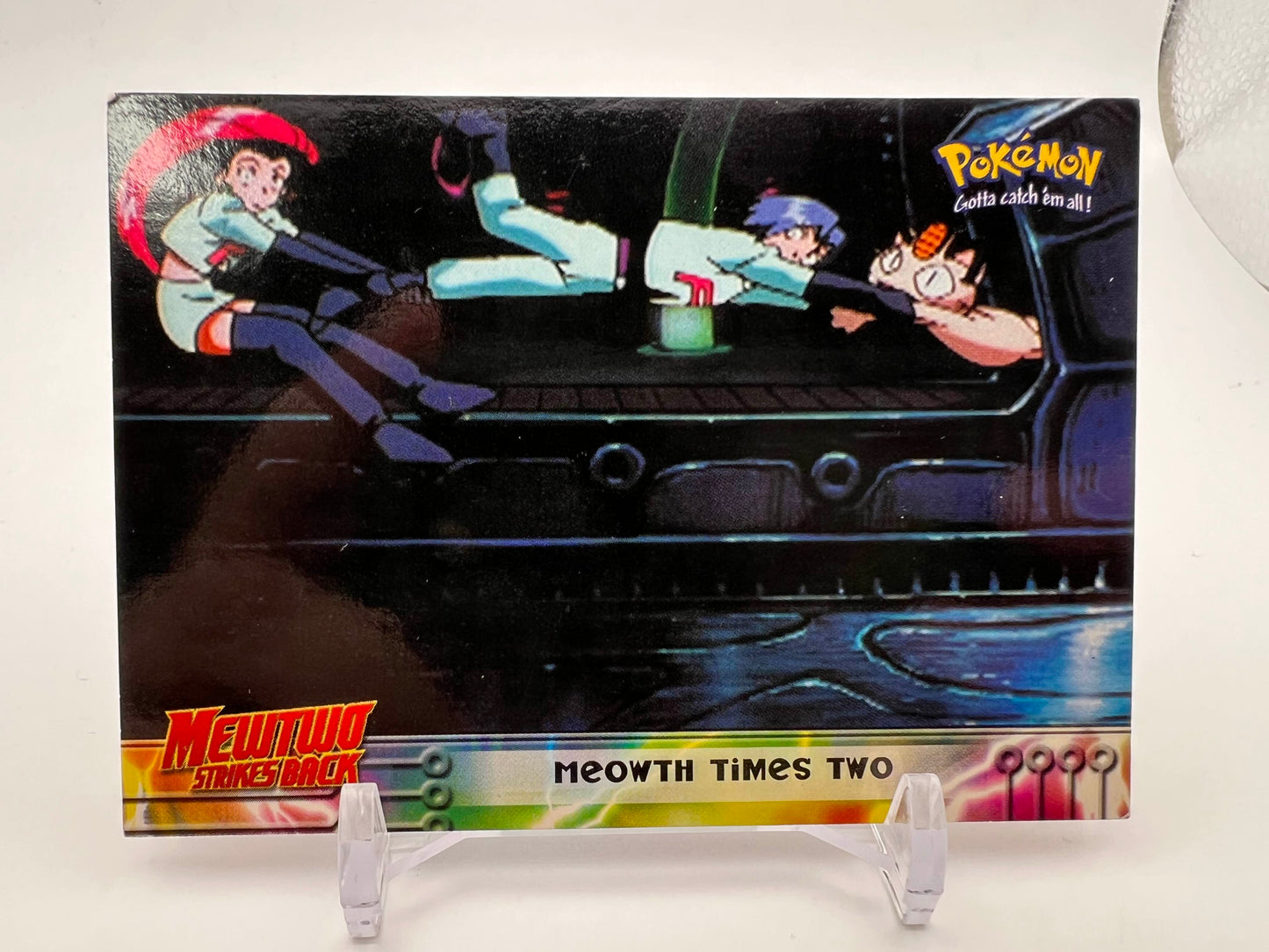 Meowth Times Two #23 Pokemon 1999 Topps Movie