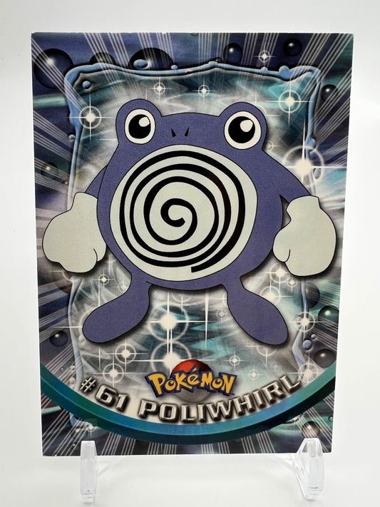 Poliwhirl #61 Pokemon 1999 Topps TV