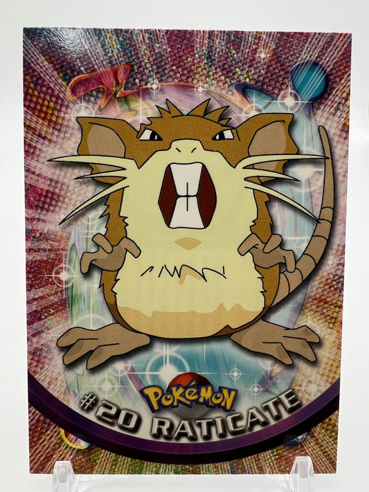 Raticate #20 Pokemon 1999 Topps TV
