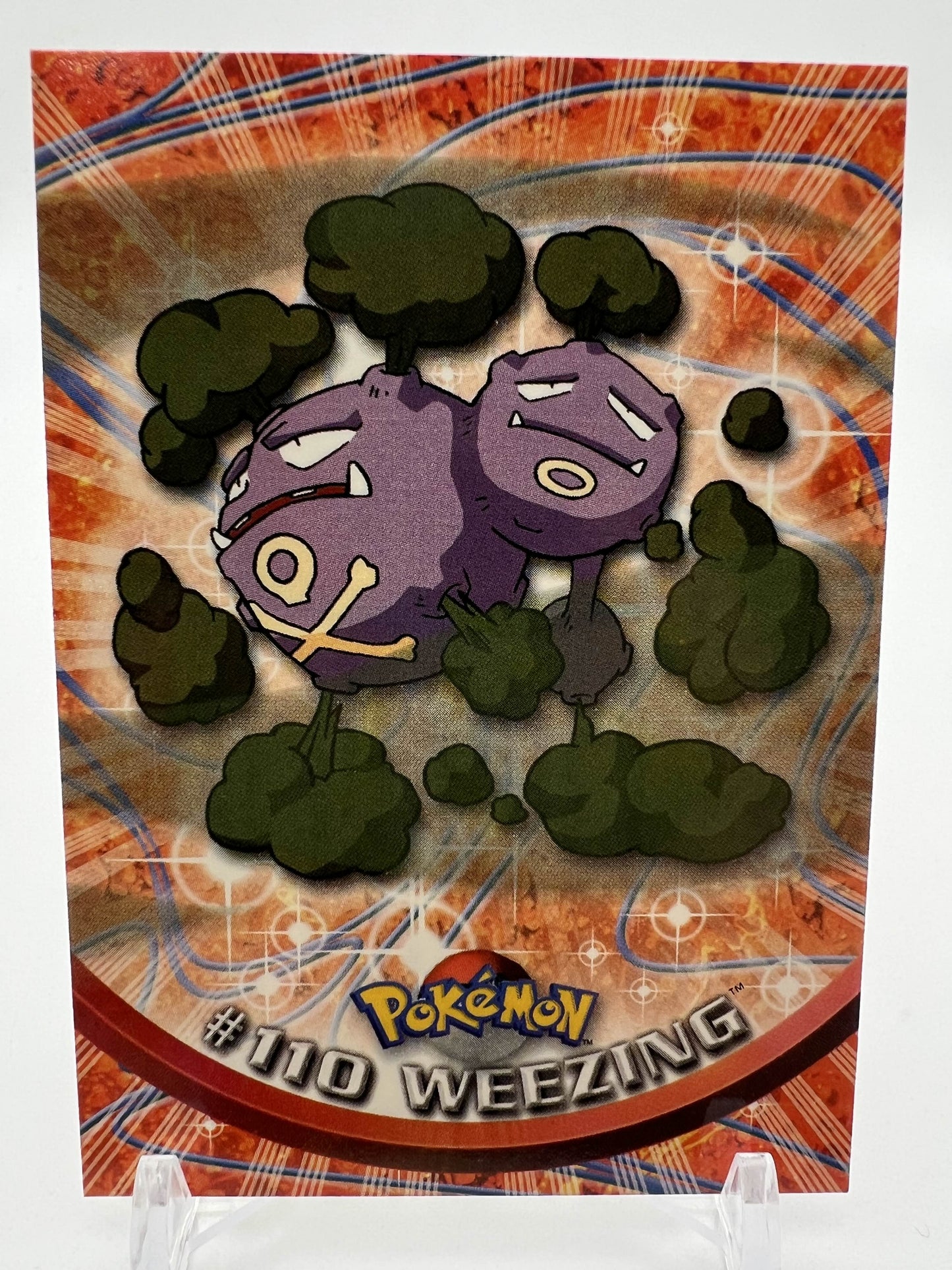 Weezing #110 Pokemon 2000 Topps TV