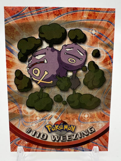 Weezing #110 Pokemon 2000 Topps TV