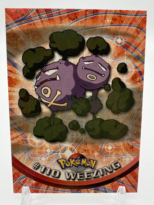 Weezing #110 Pokemon 2000 Topps TV