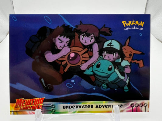 Underwater Adventure #17 Pokemon 1999 Topps Movie