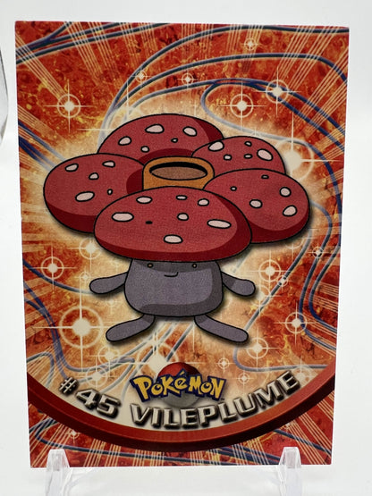 Vileplume #45 Pokemon 1999 Topps TV