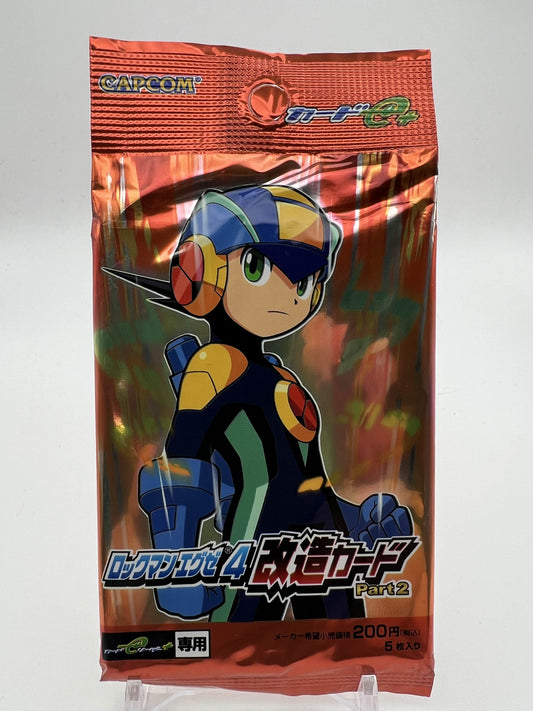 Rockman EXE 4 Mega Man e+ e-Reader Card Part 2 Sealed Pack Capcom Japan