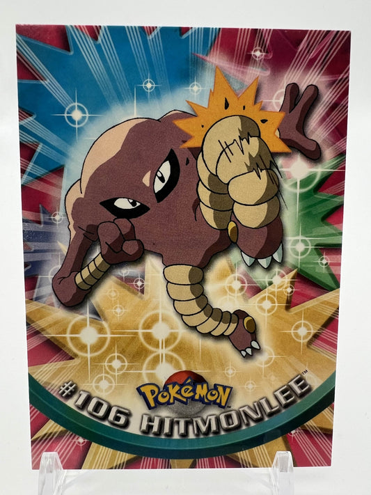 Hitmonlee #106 Pokemon 2000 Topps TV