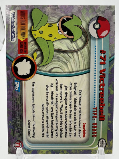 Victreebell #71 Pokemon 1999 Topps TV