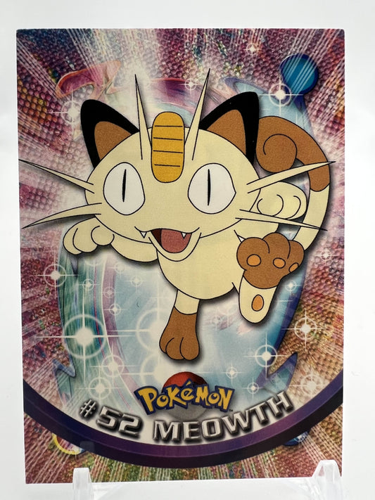 Meowth #52 Pokemon 1999 Topps TV