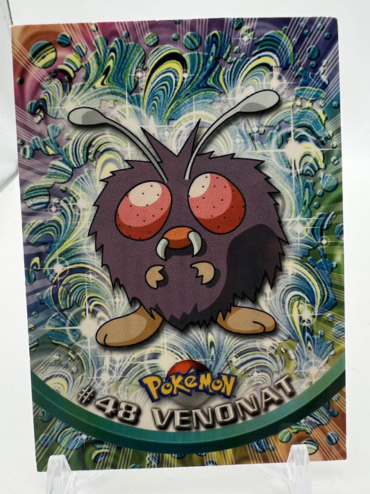 Venonat #48 Pokemon 1999 Topps TV