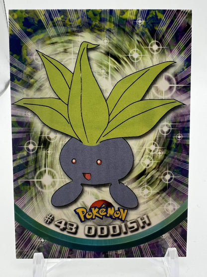 Oddish #43 Pokemon 1999 Topps TV
