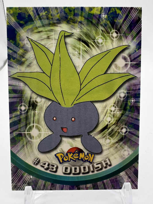Oddish #43 Pokemon 1999 Topps TV
