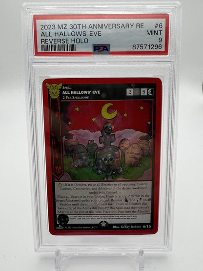 2023 MZ 30TH ANNI. RE ALL HALLOWS' EVE - REVERSE HOLO PSA 9
