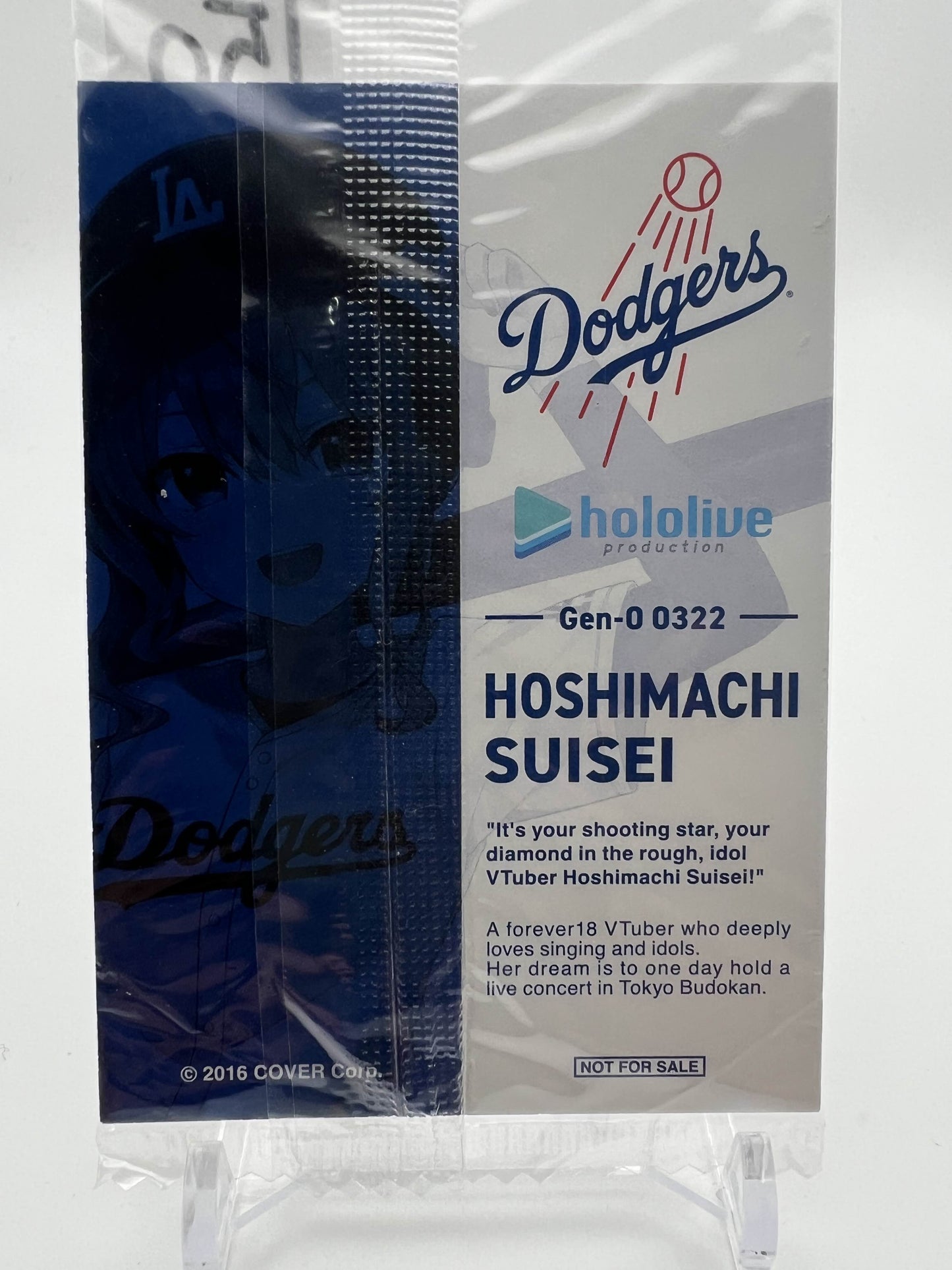 Sealed 2024 LA Dodgers Hololive Promotional Baseball Cards Limited Edition