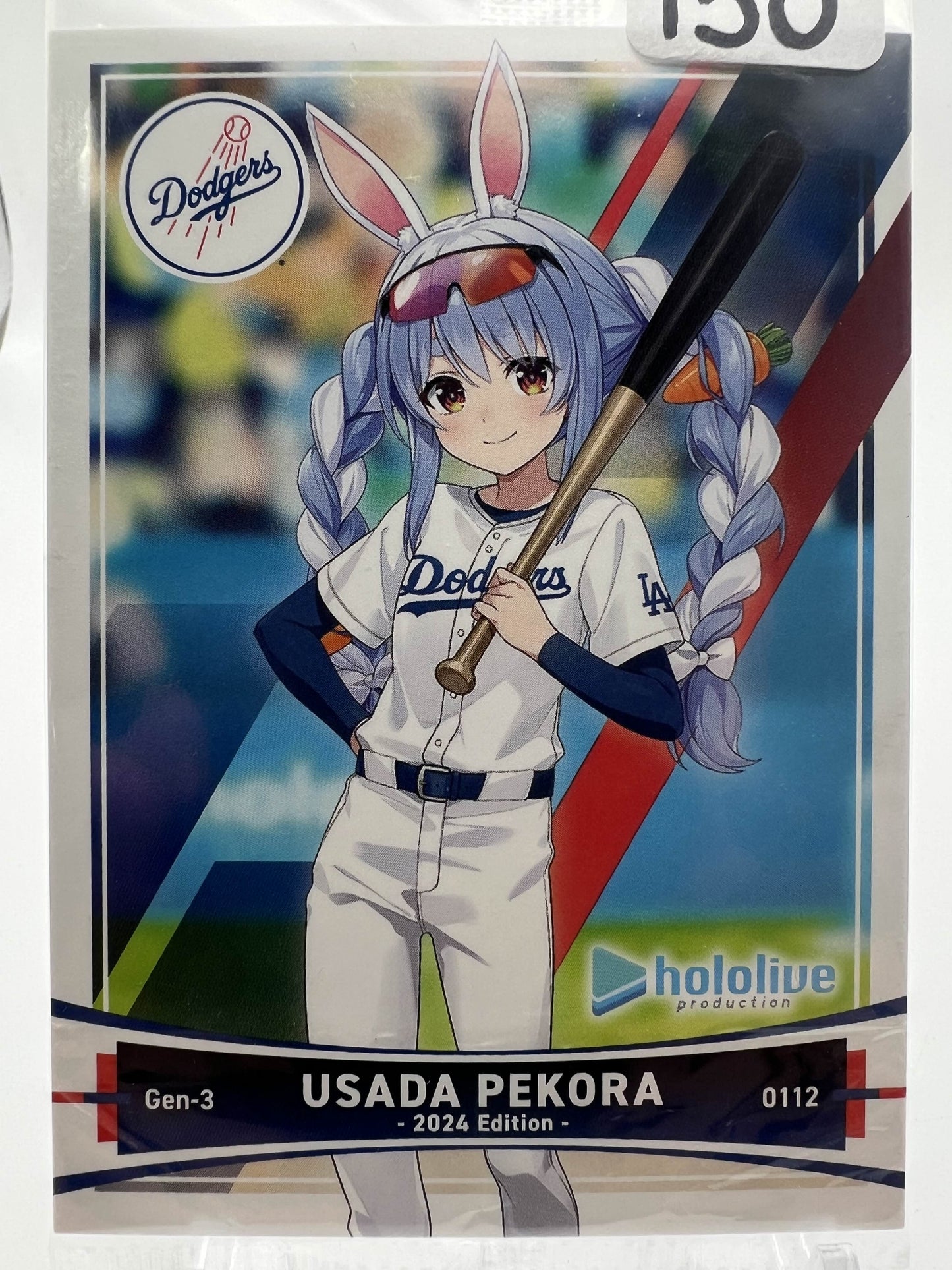 Sealed 2024 LA Dodgers Hololive Promotional Baseball Cards Limited Edition