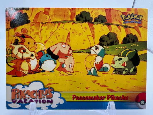 Peacemaker Pikachu #46 Pokemon 1999 Topps Movie