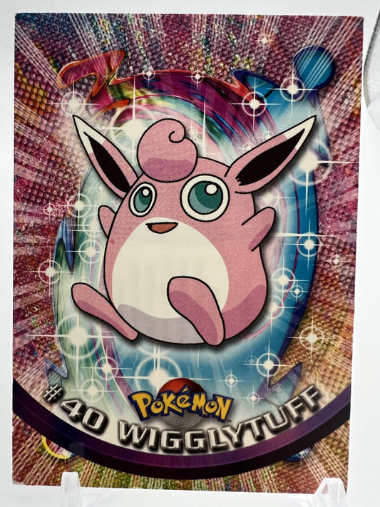Wigglytuff #40 Pokemon 1999 Topps TV
