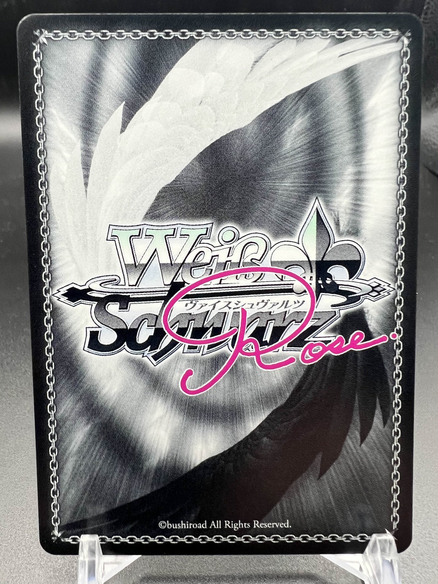 Signed Weiss Schwarz Rose Gushing over Magical Girls Nero Alice