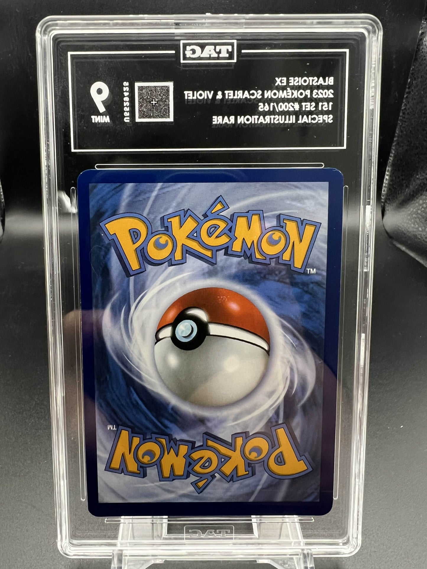 Pokemon 2023 Blastoise ex S&V 151 - SIR - TAG 9