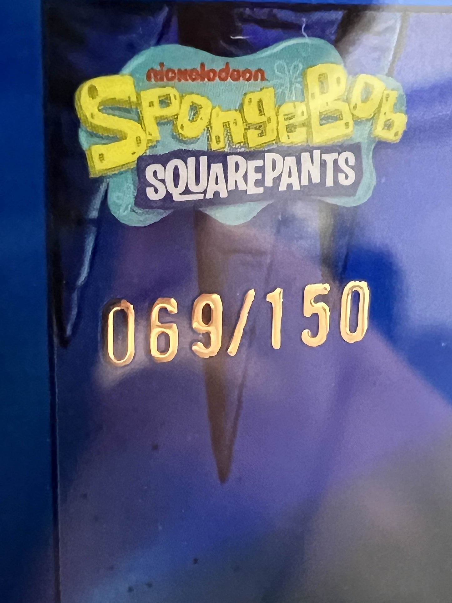 Topps Chrome 2025 The Mermalair 69/150 - Spongebob 25th - Blue Refractor - TAG 7.5