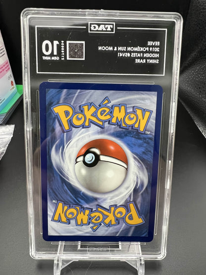 Pokemon 2019 Eevee - Hidden Fates - Shiny Rare - TAG 10