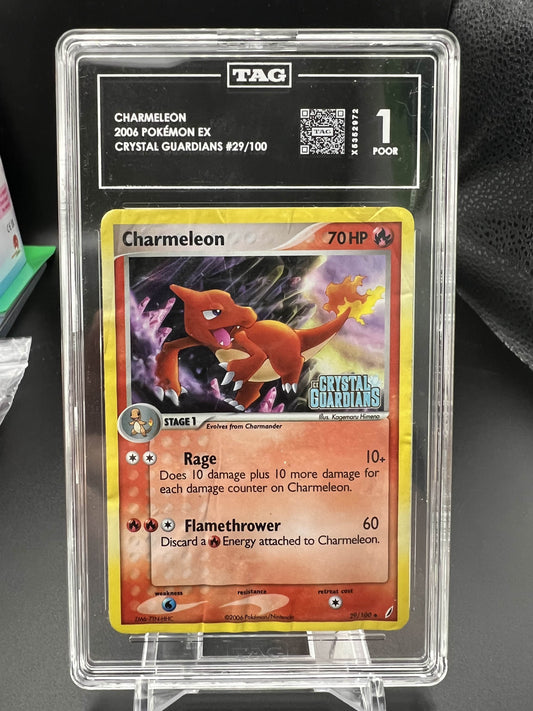 Pokemon 2006 ex Charmeleon - Crystal Guardians - TAG 1