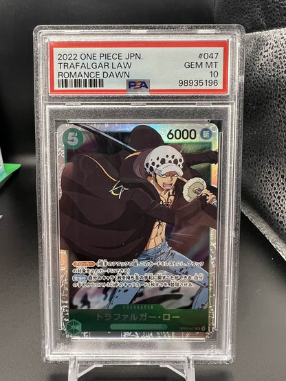 One Piece JP 2022 Trafalgar Law - Romance Dawn - PSA 10