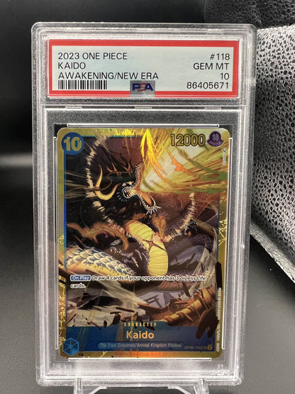 One Piece 2023 Kaido - Awakening of the New Era - PSA 10