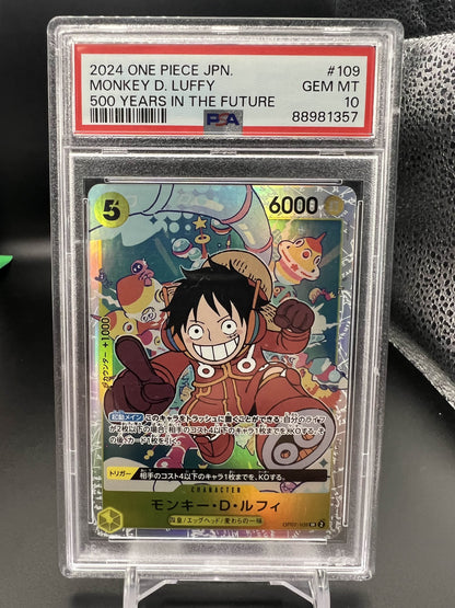 One Piece JP 2024 Monkey.D.Luffy - 500 Years in the Future - PSA 10