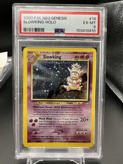 Pokemon 2000 Slowking - Neo Genesis - Holo - PSA 6
