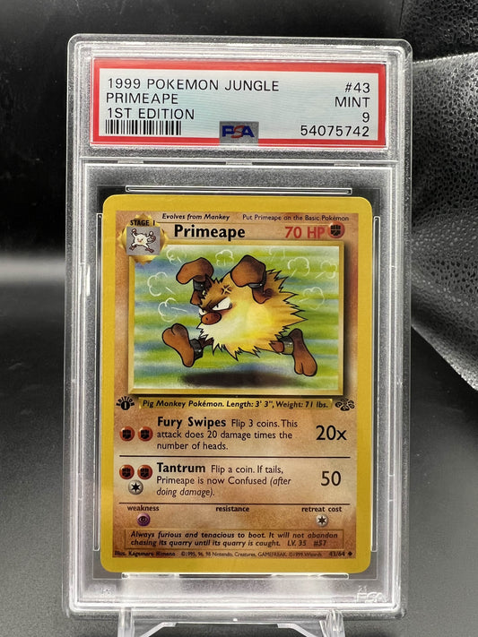 Pokemon 1999 Primape - Jungle 1st Edition - PSA 9