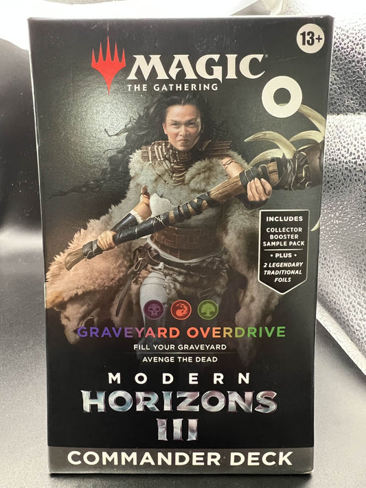 MTG Modern Horizons 3 Graveyard Overdrive Commander Deck – Brand New Sealed