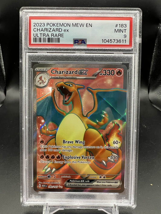 Pokemon 2023 Charizard ex - 151 - Ultra Rare - PSA 9