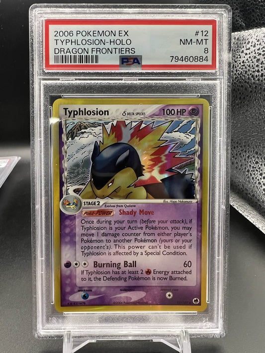 Pokemon 2006 Typhlosion - Dragon Frontiers - Holo - PSA 8
